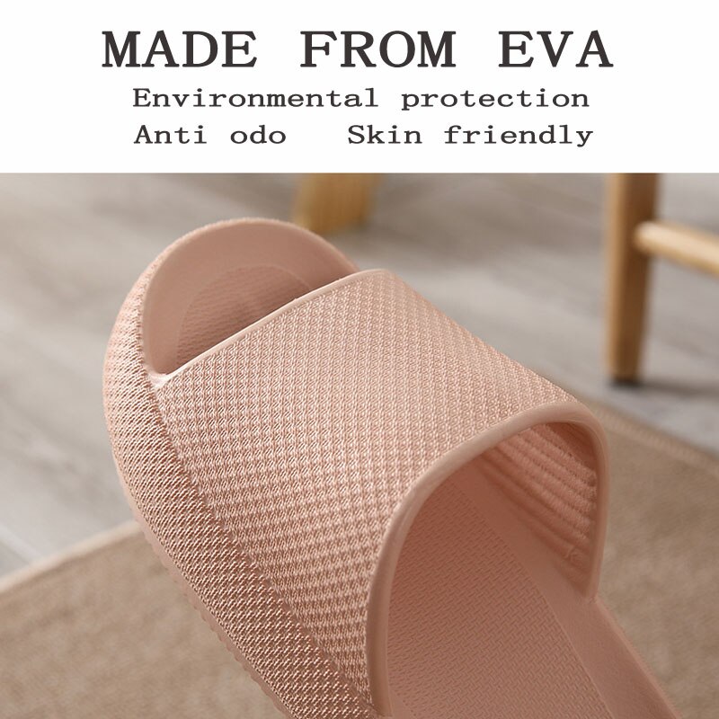 Unisex Bathroom Slidder Light Weight Comfy Indoor Slippers Man and Woman Summer Footwear