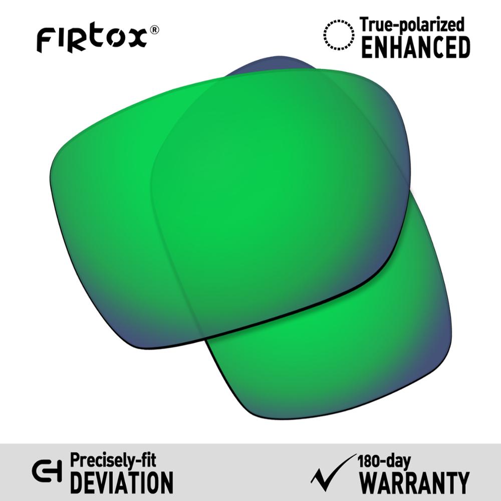 Firtox True UV400 Polarized Lenses Replacement for-Oakley Deviation OO4061 Sunglasses (Compatiable Lens Only) - Multiple Colors: Green-Polarized