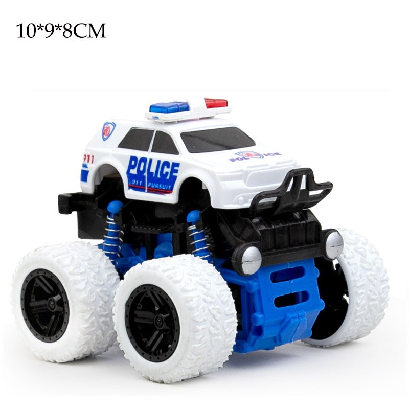 15 Styles Toys Car Mini Inertial Off Road Vehicle Pull Back Children Shock Plastic Friction Stunt Car For Kids Toys Car: 08