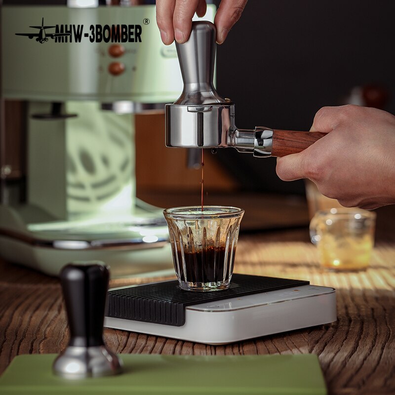 MHW-3BOMBER Coffee Tamper 51mm For Delonghi Coffee Hammer Distributor Barista Tools Accessories Stainless Steel Espresso Tools