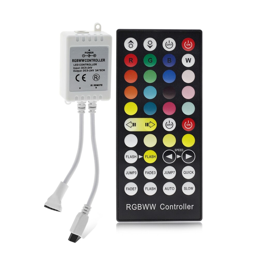 DC5-24V 44 Key Infrared LED Remote Controller RGB ... – Grandado