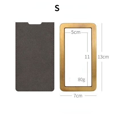 Messing Paperweights Creatieve Student Paperweights Chinese Kalligrafie Schilderen Papier Gewicht Xuan Papier Drukken Papier Gewicht: A1