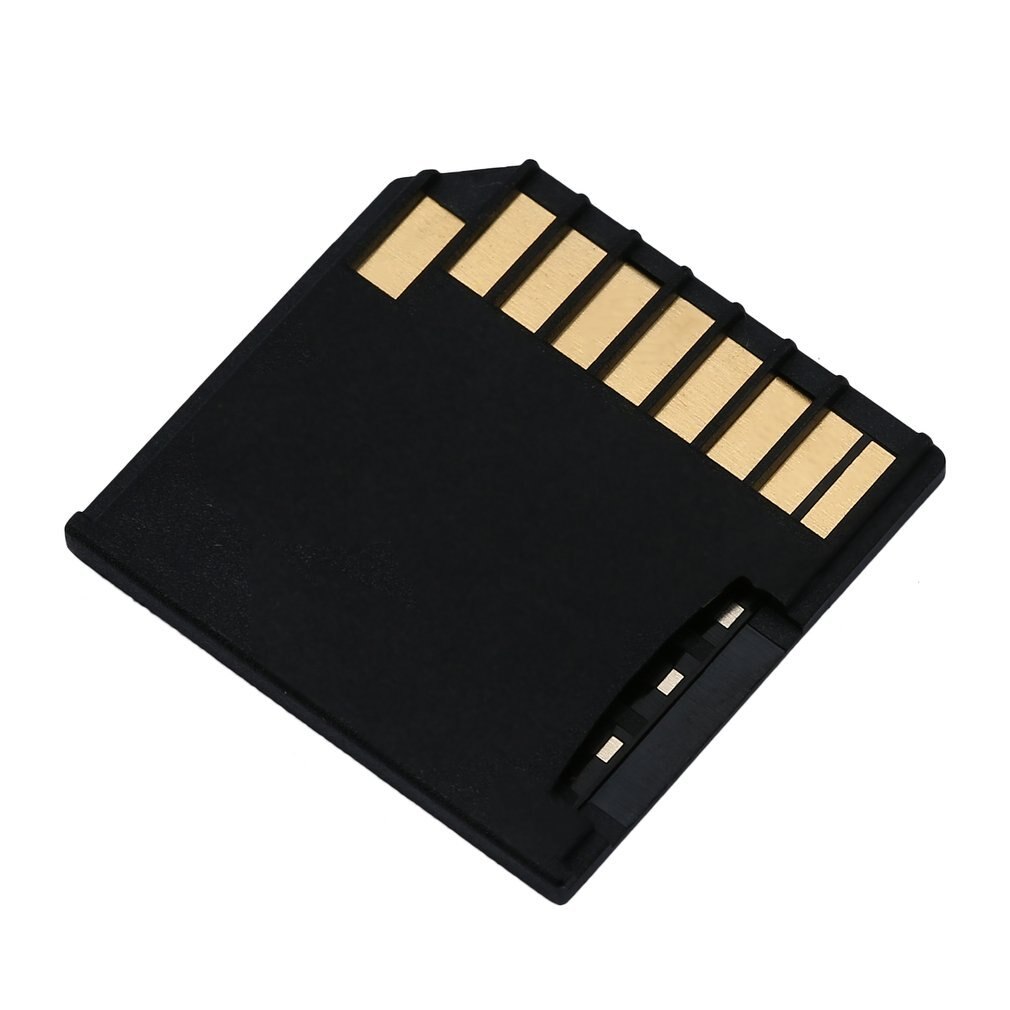 Mini adaptador de tarjeta SD SDHC TF, unidad Flash Air de hasta 64G para Macbook, Sony, plástico y Metal para Pop, tarjeta de memoria, 1g: Black