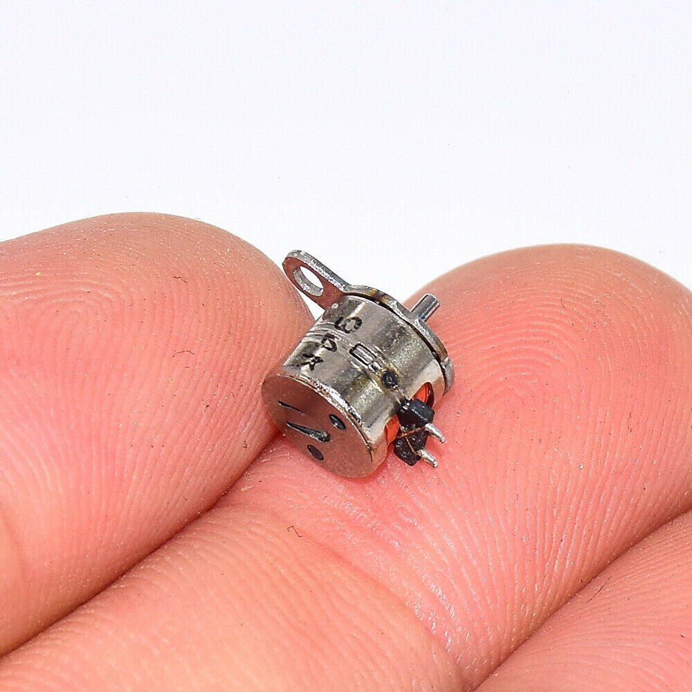 5PCS Tiny 6mm Step Motor 2-Phase 4-Wire Stepper Motor Mini Round Stepping Motor