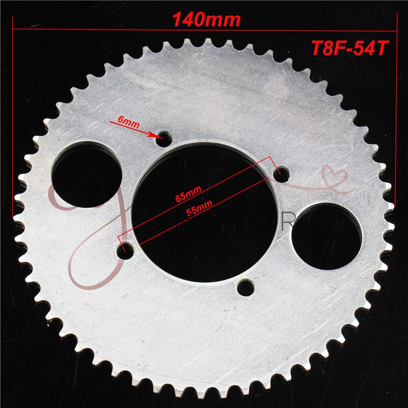 38 44 54 64 74 tand 38t 44t 54t 64t 74t t8f 35mm baghjul mini moto atv quad dirt pit pocket bike cross 47cc 49cc dele
