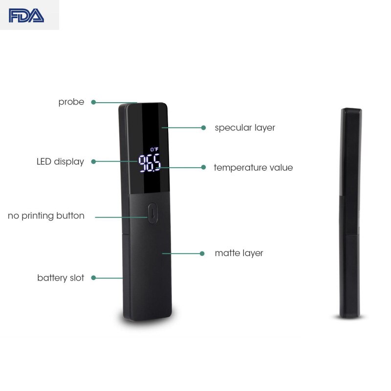Professionele Digitale Infrarood Thermometer Temperatuur Meter Instrument Non-contact Ir Thermometer