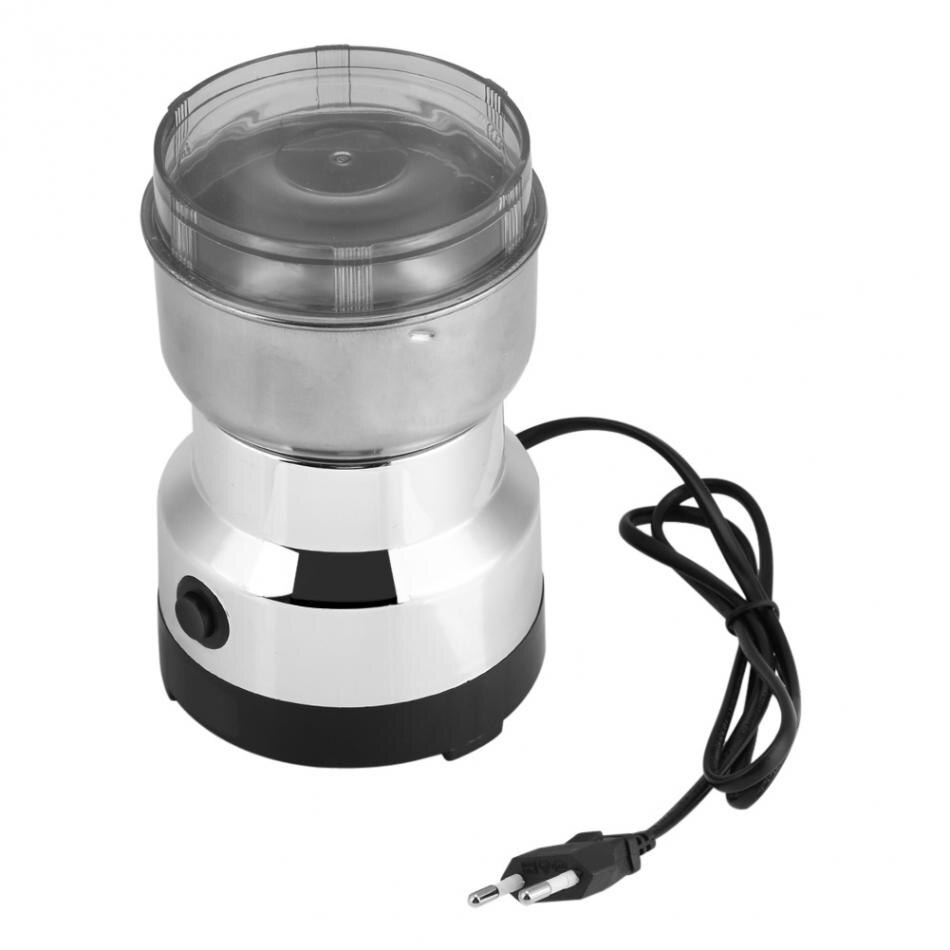 220v elektrisk kaffekvarn rostfritt stål malning kaffebönor fräsmaskin hemmakontor verktyg original