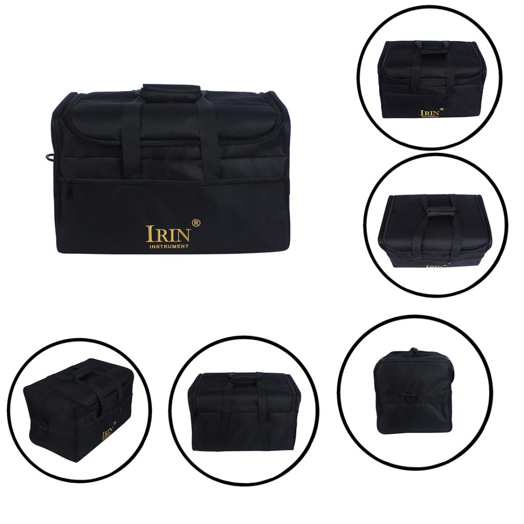 Cajon Box Drum Bag Soft Case Padded Black Waterproof Percussion Instrument Accessory
