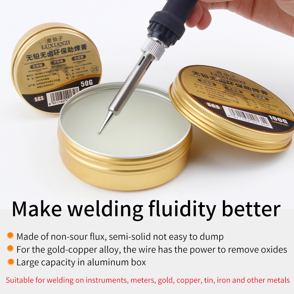 LUXIANZI Flux For Soldering Bga Smd Solder Paste Rosin No Cleaning Good On Tin Welding Flux