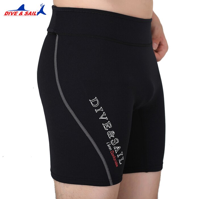 Neopreno de 1,5mm traje pantalones cortos para hombre o mujer natación de invierno paleta vela surf