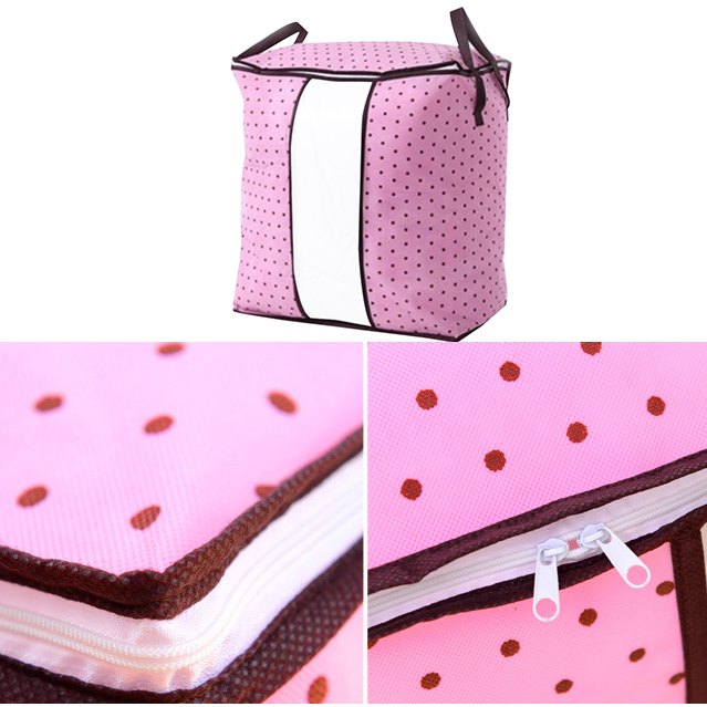 Przenośna torba robić przechowywania ubrań z włókniny, składany organizer robić szafy na poduszki, kołsuchy, kocyki i pościel