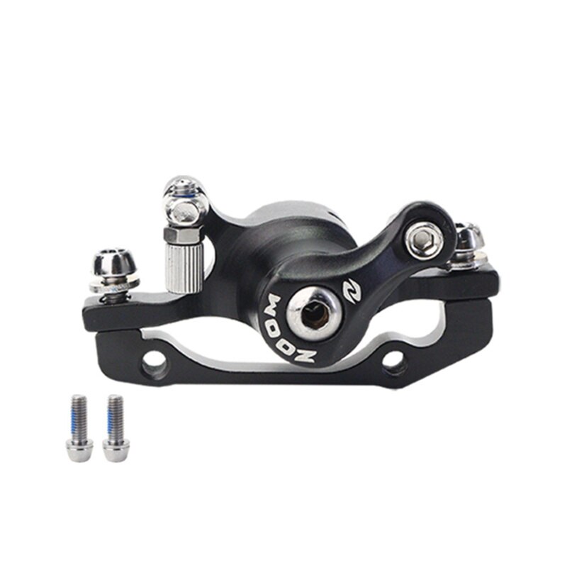 Zoom – Double frein à disque en alliage d'aluminium pour vtt, étrier mécanique noir: A Front Brake
