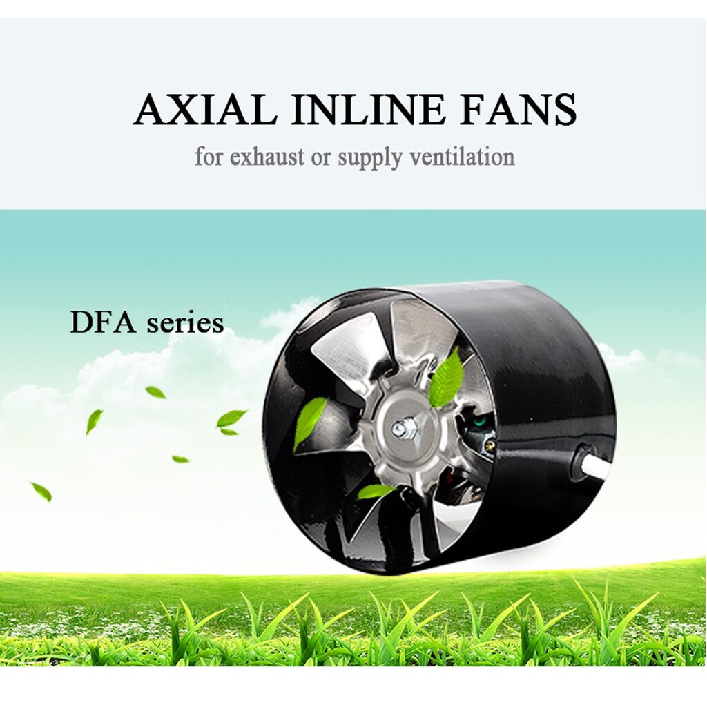 4 INCH/95MM 25W VENTILATING EXHAUST FAN Inline Vent Fan for Grow Room