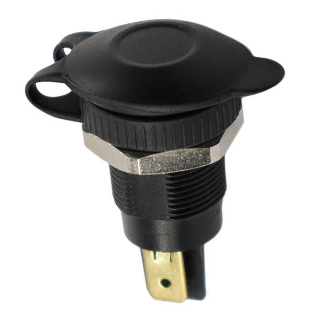 European Standard Charger Socket Power Outlet Marine Hardware ABS Plastic Power Source Socket for Boat Motor Home Black