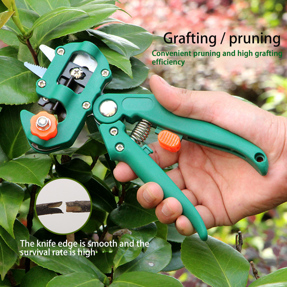Farming Pruning Shears Fruit Plant Tree Grafting Scissor Secateurs Branch Cutter Pruner Orchard Gardening Tools Kit
