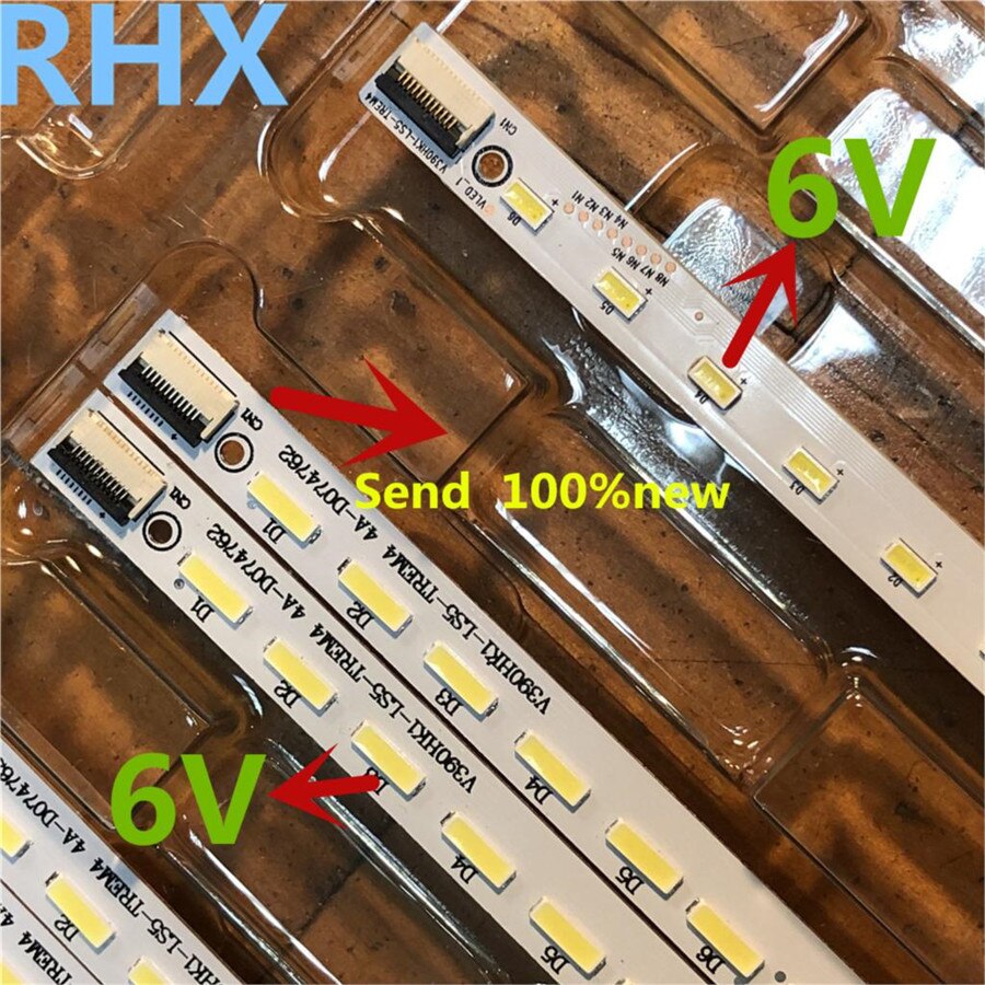 Bande de rétroéclairage LED 1-10, pièces/lot, V390HK1-LS5-TREM4, 48 diodes, 495mm, 39 pouces, , 100%