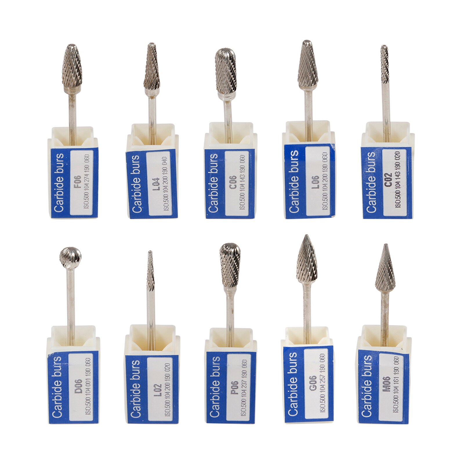 Dental Lab Dental Equipment Teeth Composite polisher Polishing Kit Low-speed Burs Drills Mixed/Tungsten Carbide Burs RA /HP 2.35