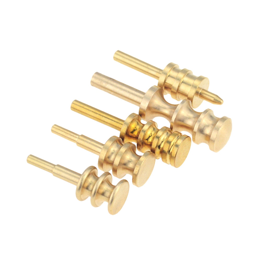 6 style Leather Crafts Pure Brass Leather Seal Edge Decorate Tool Electric Iron for DIY Leather Craft Tools 2/3 Groove