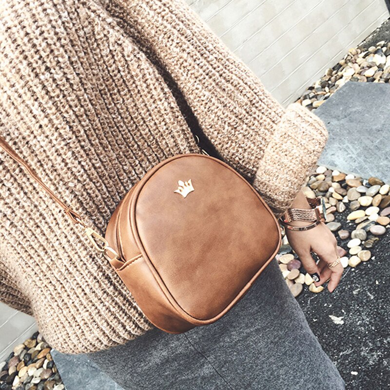 Vrouwen Handtas Keizerskroon Tassen Voor Vrouwen Leer Vrouwen Tas Schouder Telefoon Portemonnee Shell Crossbody Tas Torebki Damskie