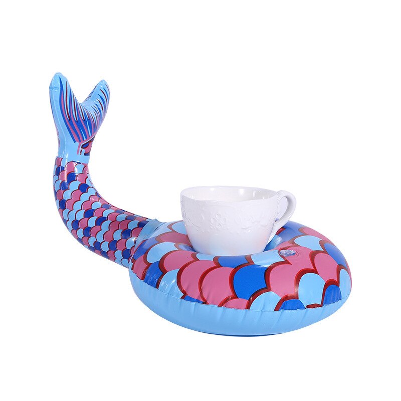 Inflatable Cup Holder Unicorn Flamingo Drink Holder Swimming Pool Float Bathing Pool Toy Party Decoration Bar Coasters: 15