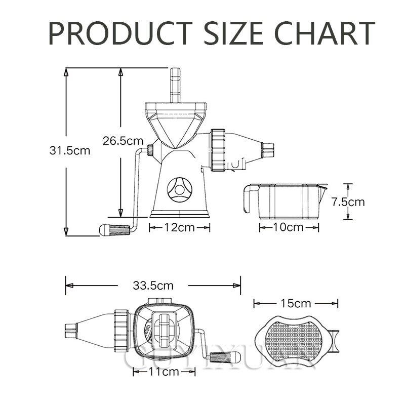 Juicer Household squeezed orange juice machine Small mini juicer Squeezed lemon watermelon machine
