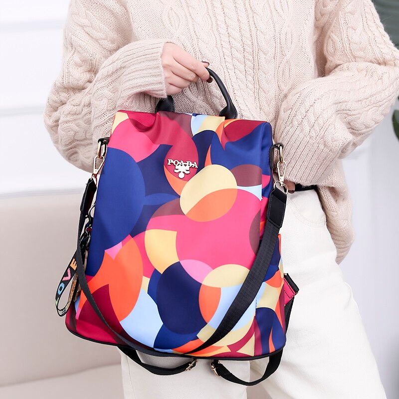 Sommer Multifunktionale Anti-diebstahl Rucksäcke Oxford Tuch Schulter Taschen für Jugendliche Mädchen Große Kapazität Reise Schule Tasche