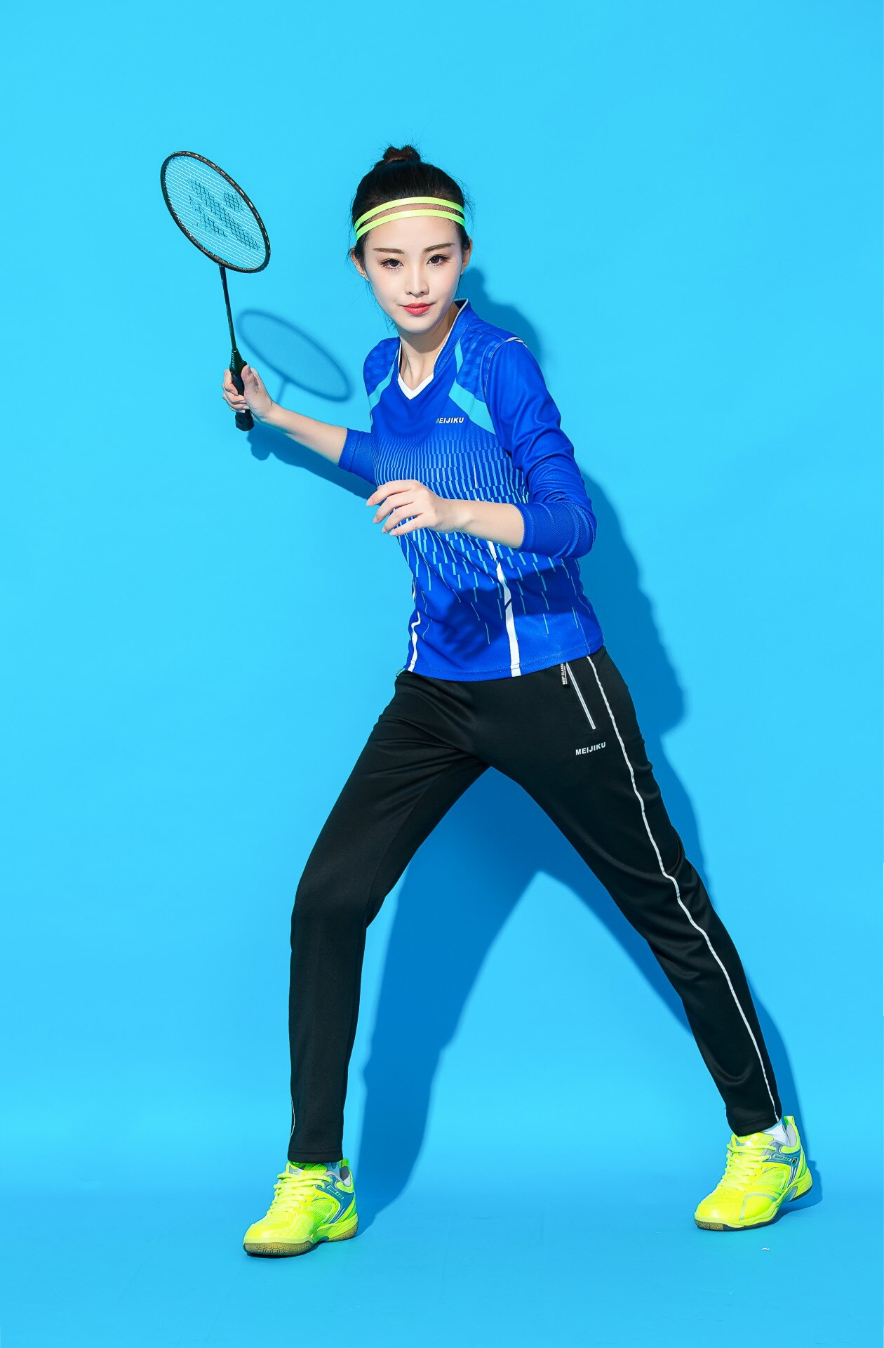 Women Sport Set Badminton Shirt + Pant Tennis Suit Two Pieces Set Training Clothes: 3XL / Silver