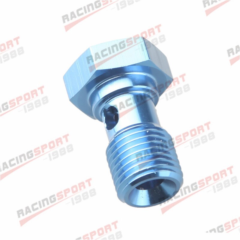 Banjo Bolt UNF1/2-20UNF Aluminium Banjo Bolts Brake Fitting Adaptor Blue/Black