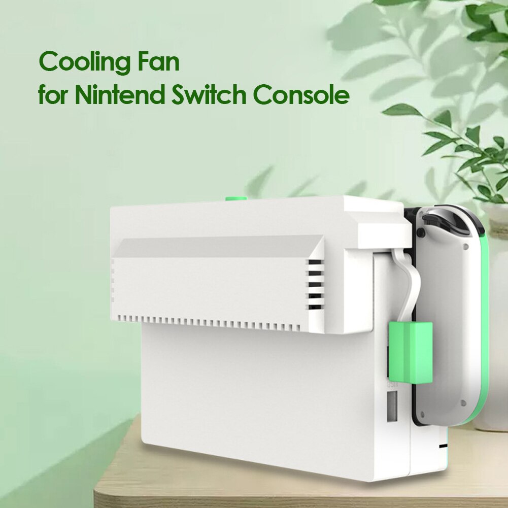 Console External Cooler with 2 Fans USB Power Super Turbo Temperature Cooler Fan for Nintendo Switch Game Heatsink Radiator