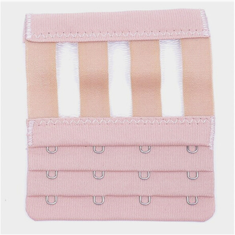 3 Rows 3/4 Hooks Women Adjustable Bra Extender Strap Extension Buckle Bra Strap Adapter Converter Intimates Accessories: N4