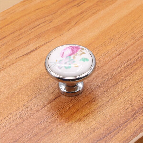 32MM kolorowe ceramiczne okrągła szafka gałki uchwyty robić drzwi szuflada robić szafki szafa meble uchwyt gałki: G