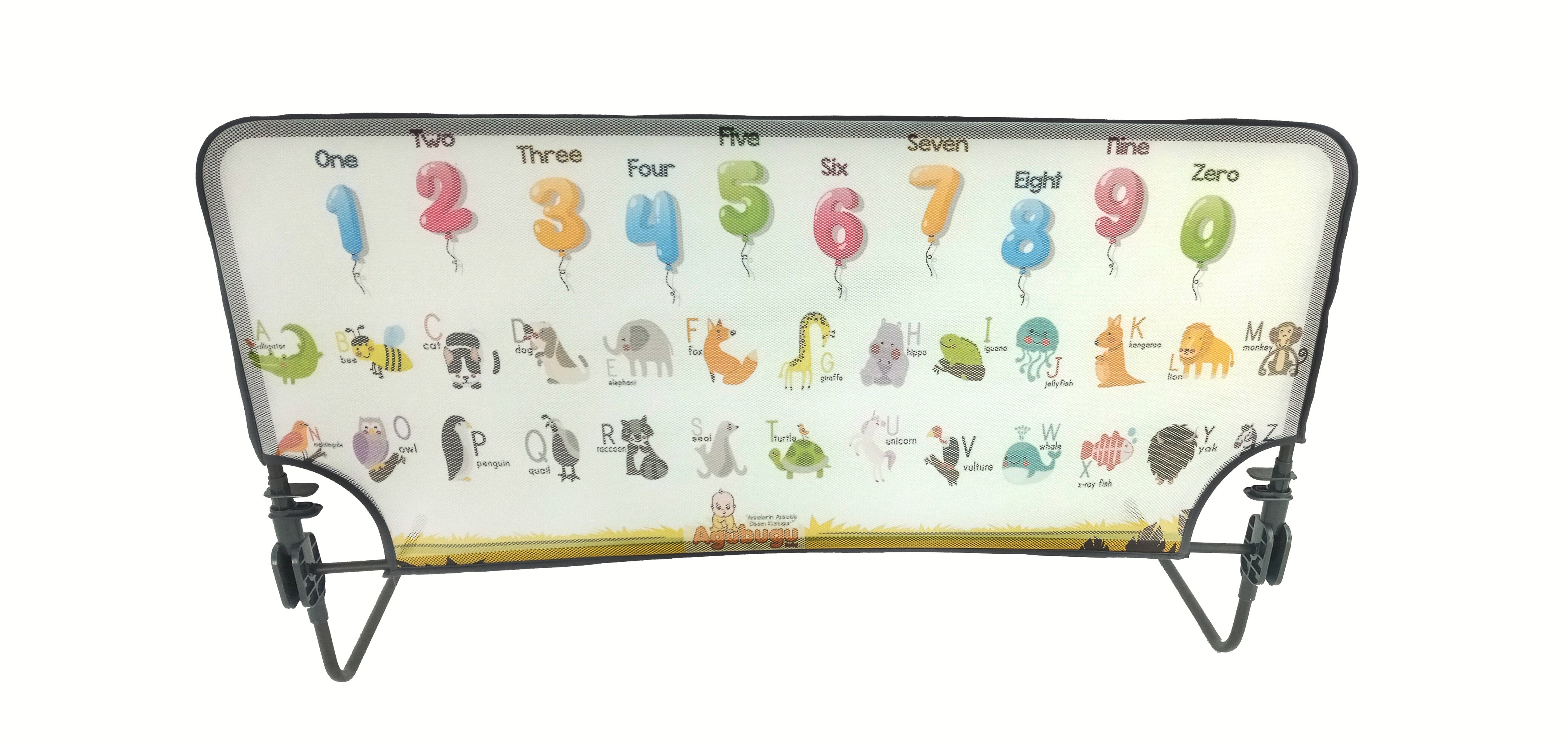 Agubugu Baby - Intelligence Cube Tutorial Foldable Bed Barrier - Numbers and Letters