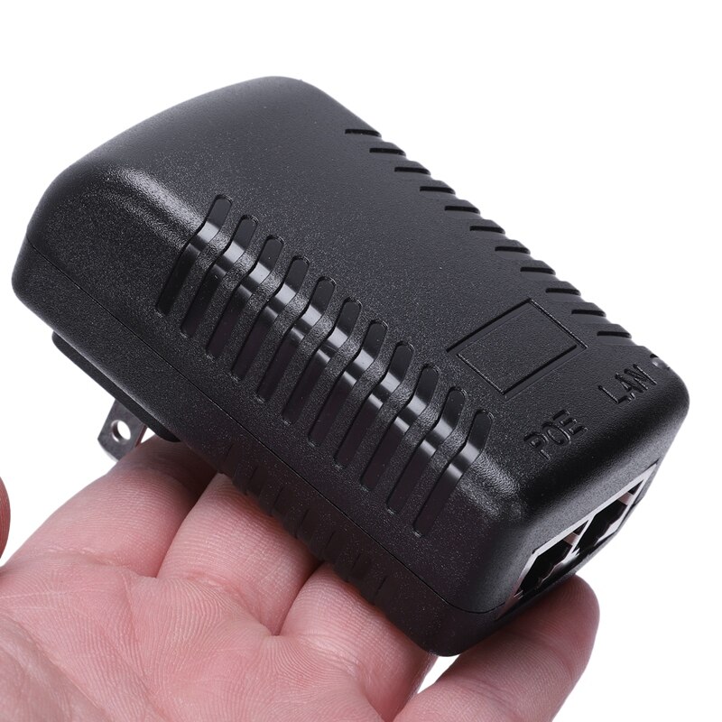 Strømforsyning ethernet poe injektor adapter til ip telefon gateway ip kamera