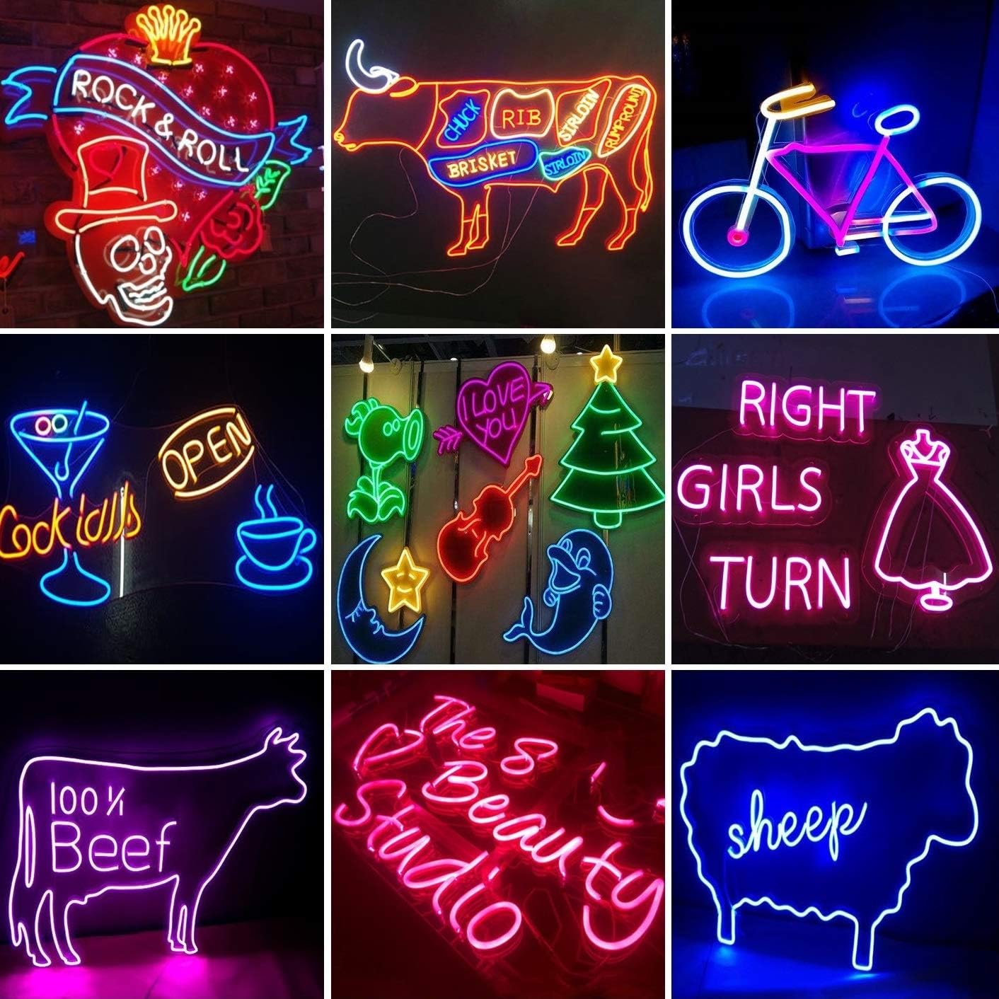 1 Roll 12V 196.85in/5M LED Flexible Silicone Neon Light, Outdoor LED Strip Lights Waterproof, 2835 12-bead Neon Light, 12V 6*12