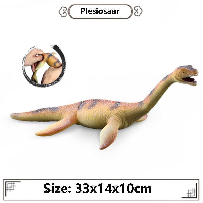 Large single Educational toys Prehistoric marine model marine dinosaur Deng&#39;s fish plesiosaur animal model toys: 8