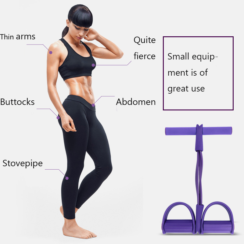 Squat puller weight loss waist slimming exercise sit-ups men and women assisted home fitness equipment pedal elasticity