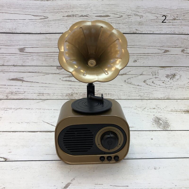 Bluetooth Computer Speaker Retro Laptop Speaker Draadloze Speakers met HD Audio Stereo ingebouwde Microfoon ING