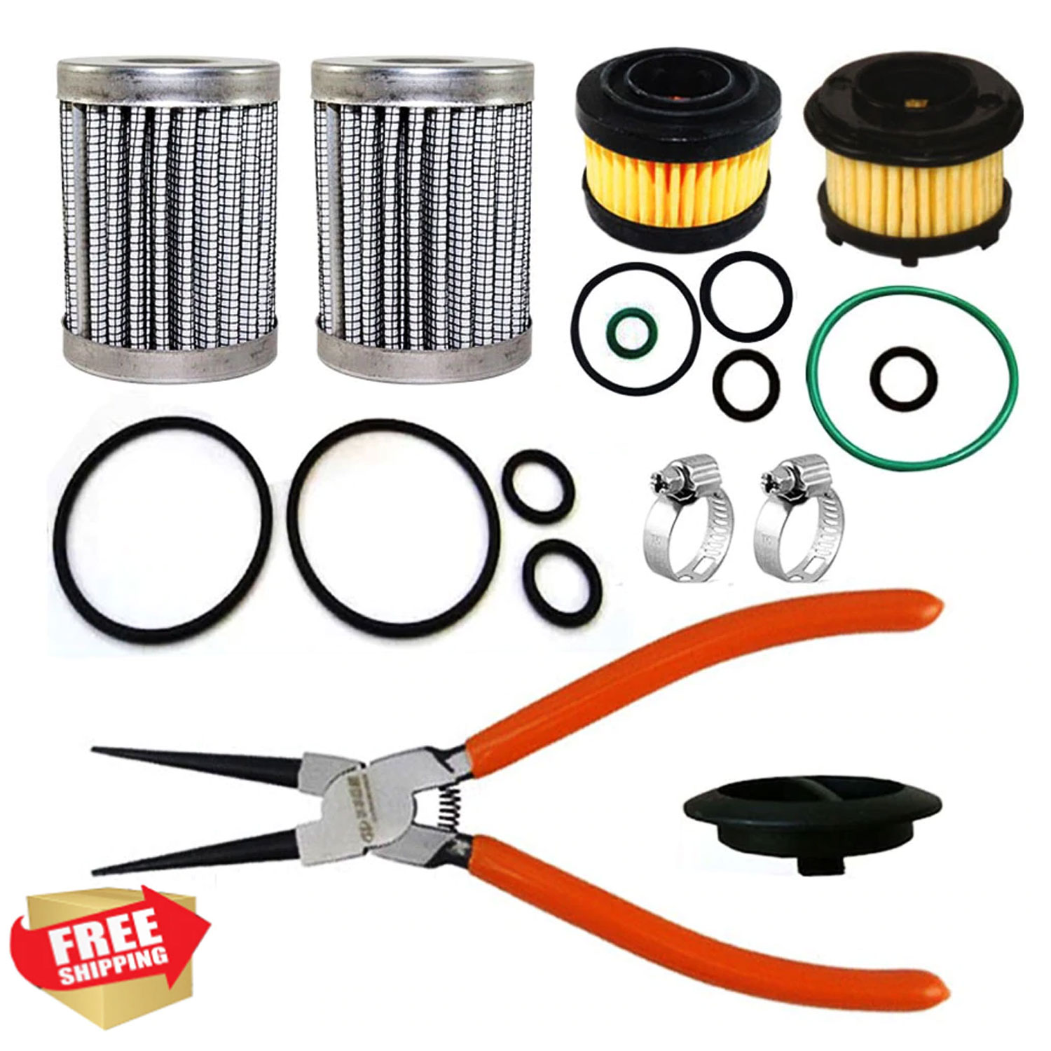 Brc Typ LPG CNG GPL Filter Ändern Wartung Bausatz mit O'Ringe schnappen Ring Zange Frühling Werkzeug