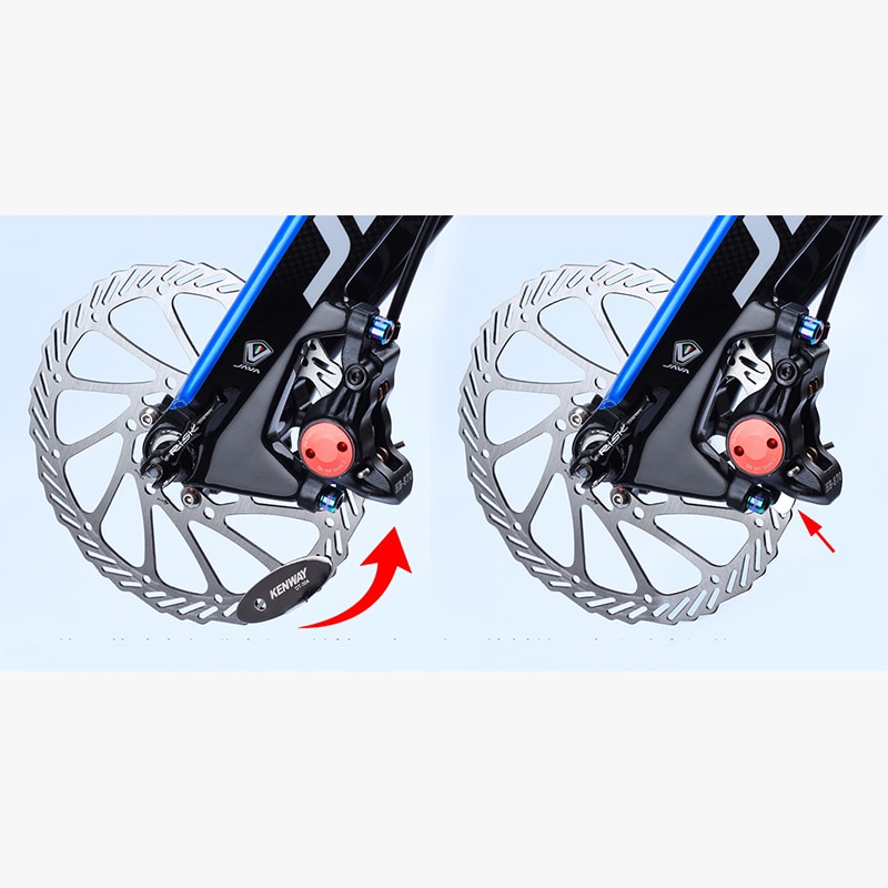 MTB Rabatt Bremsbeläge Anpassung Werkzeug Fahrrad Pads Montage Assistent Bremsbeläge Rotor Ausrichtung Werkzeuge Abstandshalter Fahrrad Reparatur Bausatz