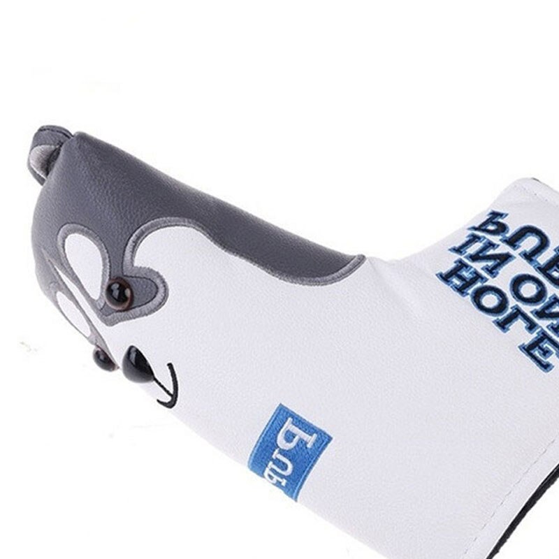 Golf Driver Head Cover Universal Cartoon Animal Fairway Woods PU Leather Golf Putter Headcovers Soft Golf Cover