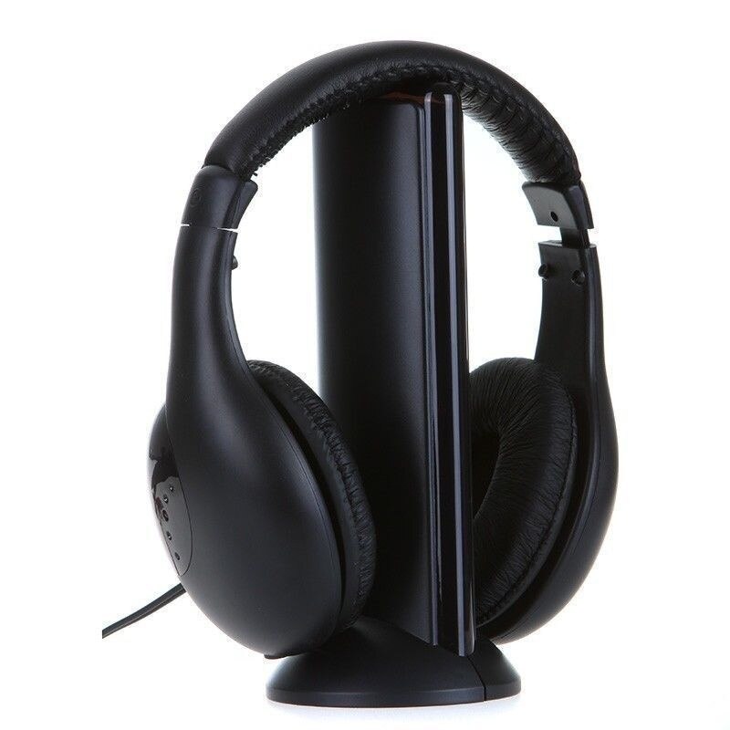 Stereo Draadloze Hoofdtelefoon voor PC Laptop TV FM Radio MP3 5 in 1 Hi-Fi Hoofdtelefoon Oortelefoon Headset Draadloze Koptelefoon