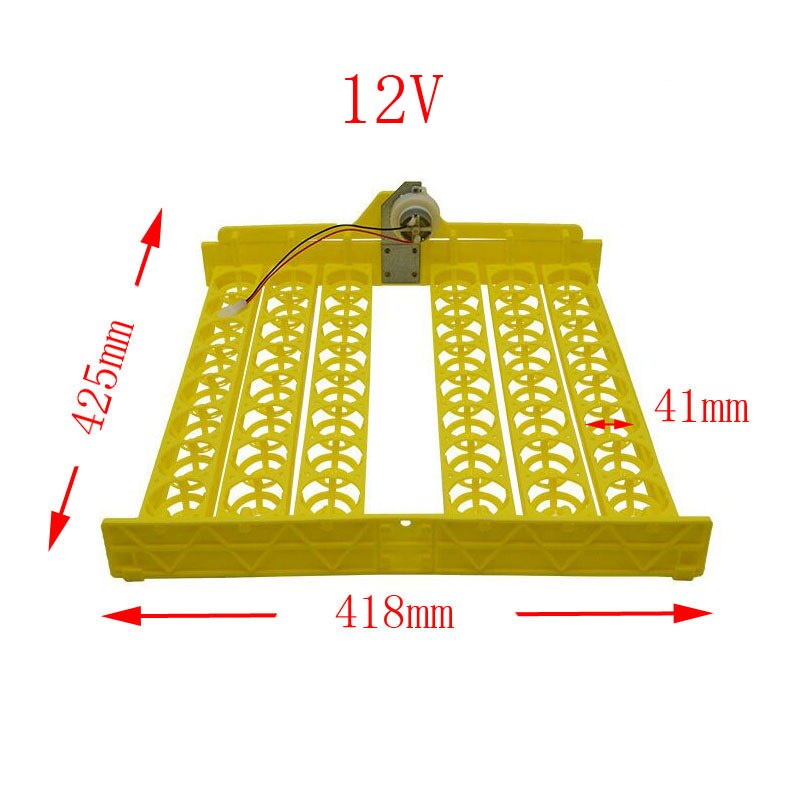 48 Eggs Tray Automatic Incubator Egg Tray Chickens Ducks And Other Poultry Automatically Turn The Eggs Incubation Equipment: 12V