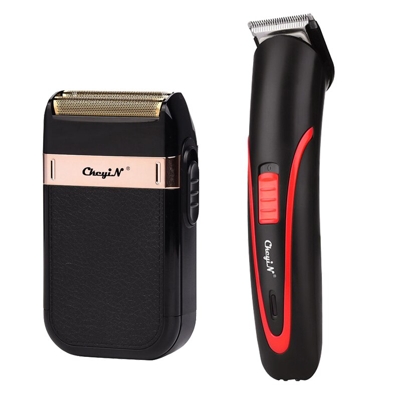 Barbeiro profissional máquina de cortar cabelo elétrico recarregável t-outliner acabamento máquina de corte aparador barba barbeador sem fio com fio: A11