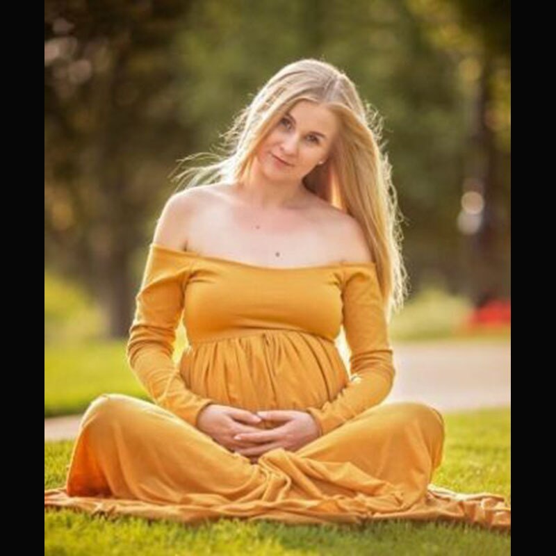Fotografia vestido de mulher roupas de inverno grávida gravidez vestido de veludo vestidos mujer verano 2017 gestante vestido de maternidad