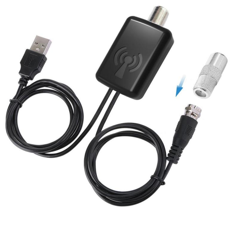 Cubierta inteligente Digital Antena de TV Antena HDTV TV estándar ATSC de recepción de señal de TV Interior antenas amplificador de vídeo