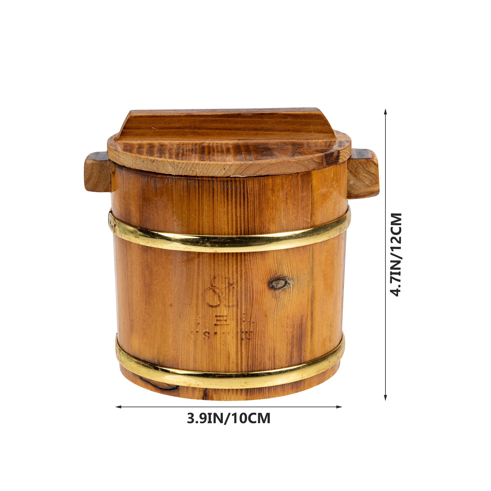 1 set of Rice Steamed Bucket Wooden Rice Cooker Kitchen Steamed Rice Container
