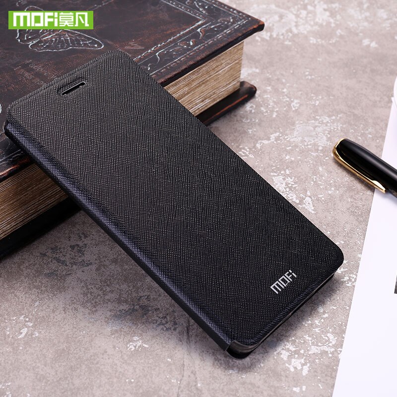 For Xiaomi Redmi Note 8 8T Case Silicon Cover Flip Leather Mofi For Xiaomi Redmi Note 8 8T Pro global version 360 shockproof: For Redmi Note 8T / Black