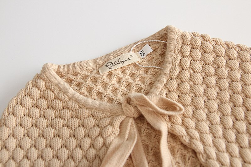 Baby Knit Cape Outside The Ride Autumn Female Baby Cute Coat Baby Cloak Baby Girl Sweater Toddler Girl Clothes Khaki Tops