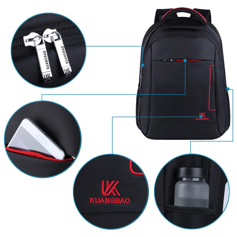 Men Backpack 14 inch Laptop Backpack For Teens Boys Student Schoolbag Bookbag Oxford Multi-pocket Male Backpack Rucksack