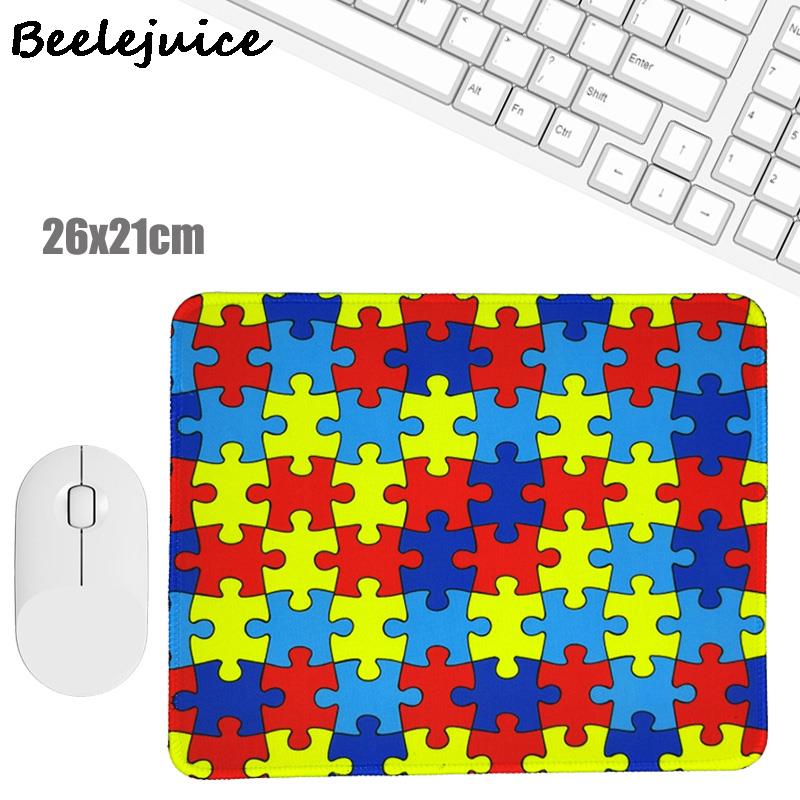 Autism pattern Mouse Pad Desk Pad Laptop Mouse Mat for Office Home PC Computer Keyboard Cute Mouse Pad Non-Slip Rubber Desk Mat